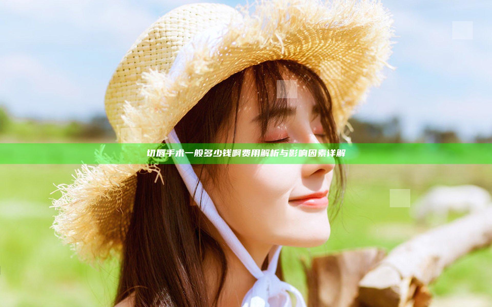 切唇手术一般多少钱啊费用解析与影响因素详解