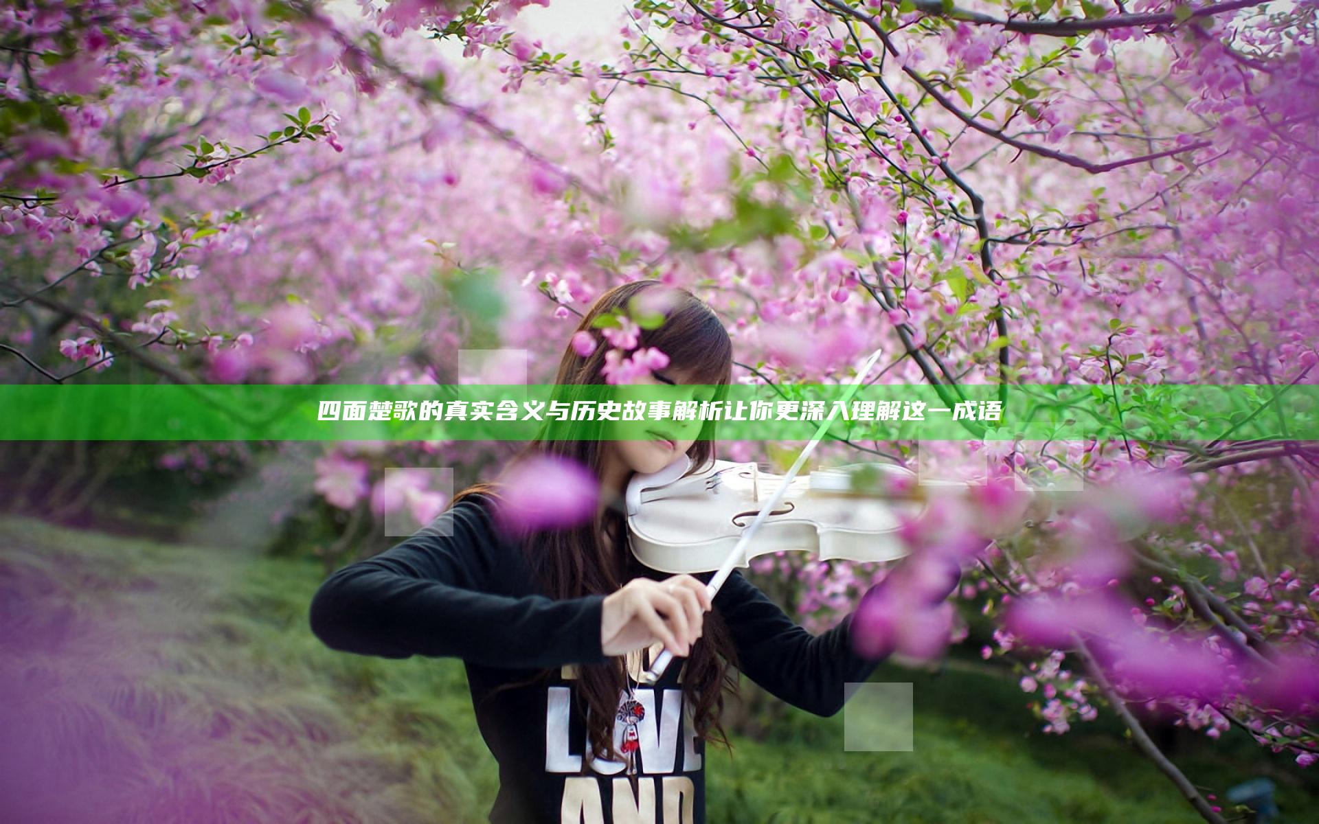 四面楚歌的真实含义与历史故事解析让你更深入理解这一成语
